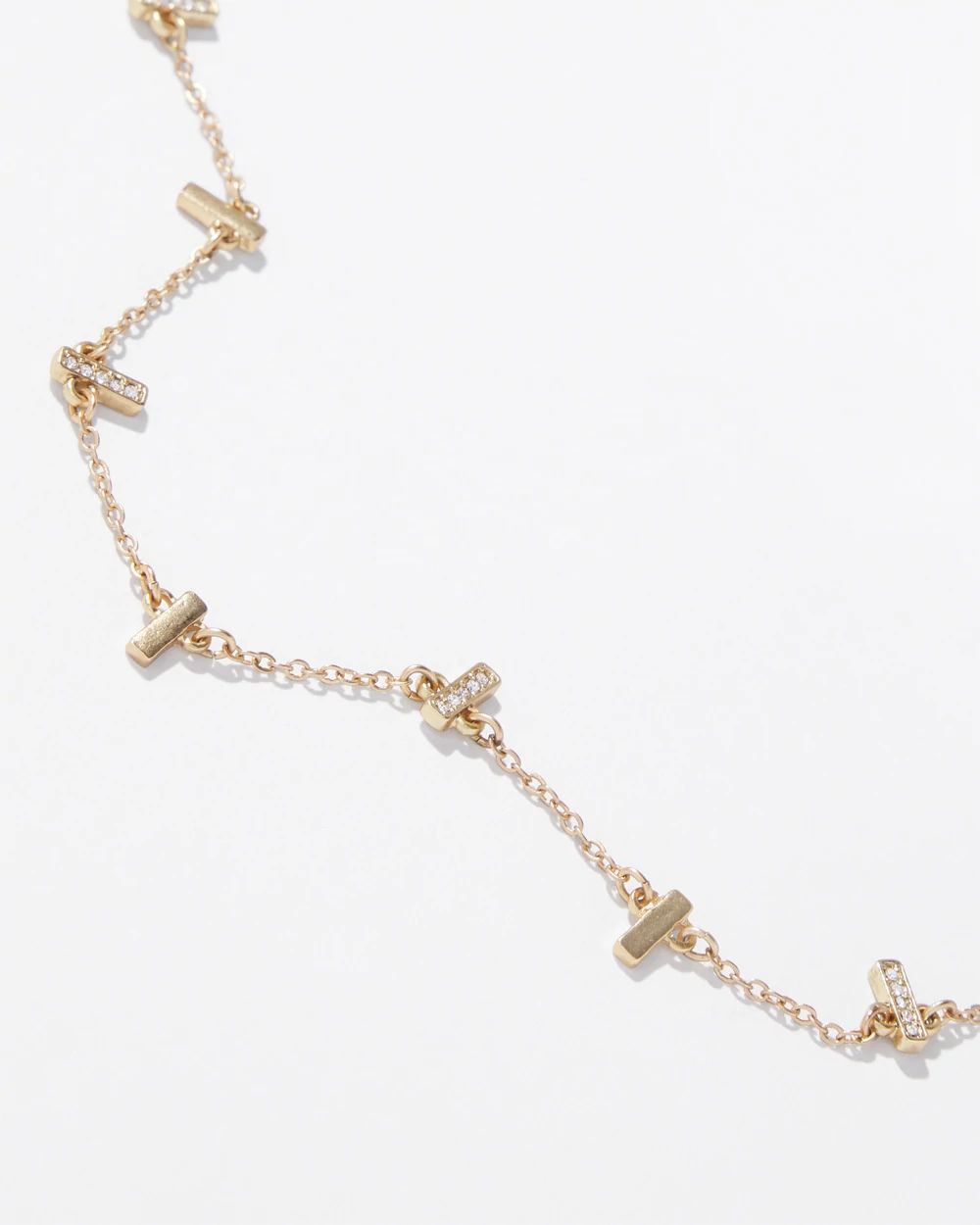 Multi bar necklace top